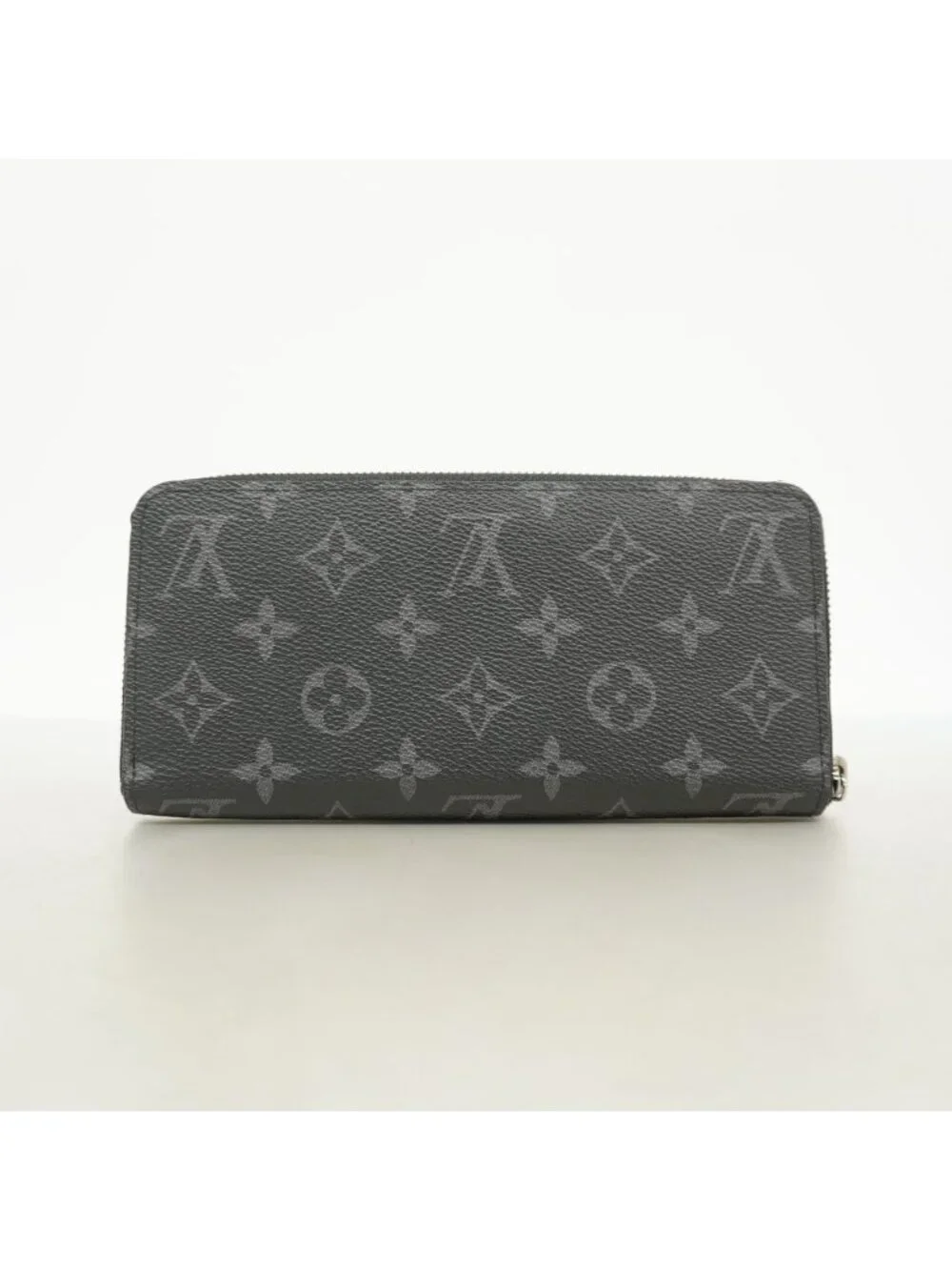 Louis Vuitton Wallet Monogram Eclipse Zippy Horizontal Black